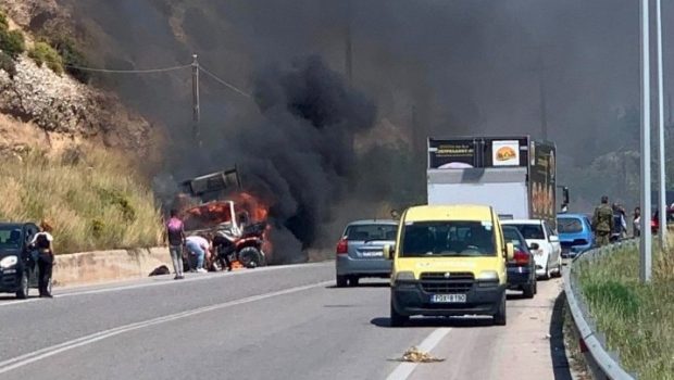 Τραγωδία στη Ρόδο – Ένας νεκρός και 4 τραυματίες σε τροχαίο με «γουρούνα»